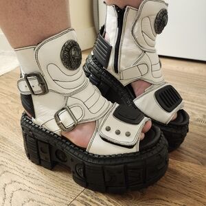 New Rock Tower Ankle Boots